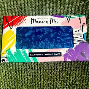 Maniology subscription exclusive nail plate- skeleton sea themed